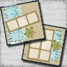 Little Guy - 2 Premade Scrapbook Pages - EZ Layout 5844
