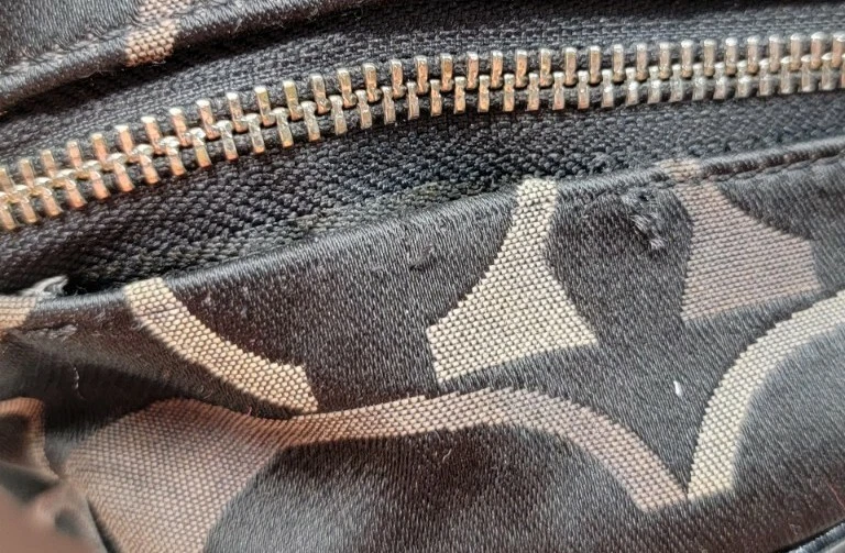 BORSA A TRACOLLA COACH ADDISON SIGNATURE NYLON NERO BORSA PANNOLINI DA VIAGGIO F18376