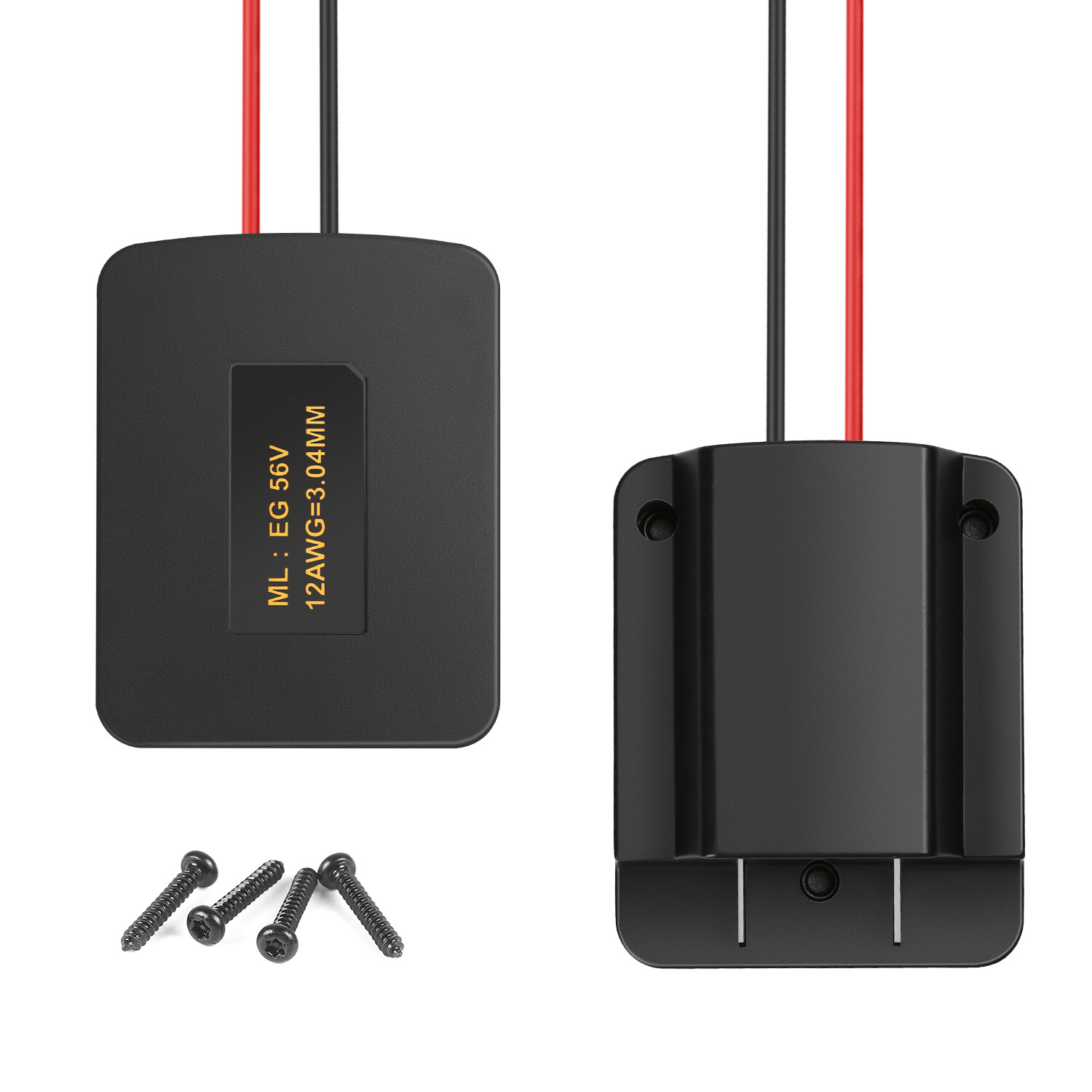 56V Battery adapter for EGO 12AWG gauge lithium output dock power