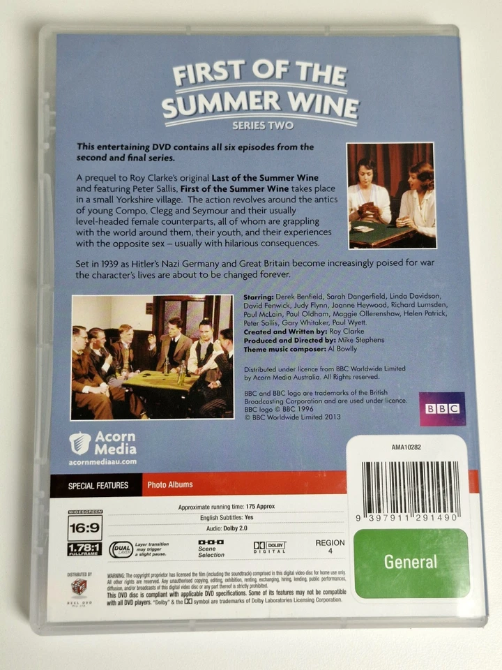 First Of The Summer Wine : Series 2 DVD BBC Season two - Image 2 of 4