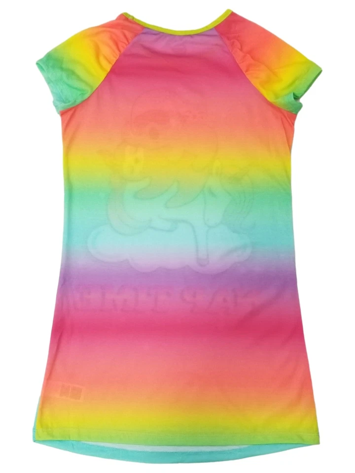 Camisón camisón camisón perezoso koala gato unicornio arco iris hora de la siesta para niñas Foto 2 de 2