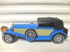 MATCHBOX LESNEY MODELS OF YESTERYEAR Y16 BLUE MERCEDES BENZ wth PALE FAWN Panels