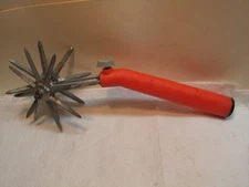 Vintage ORIGINAL 14" GARDEN WEASEL rotary CULTIVATOR Handheld gardening 2 stars