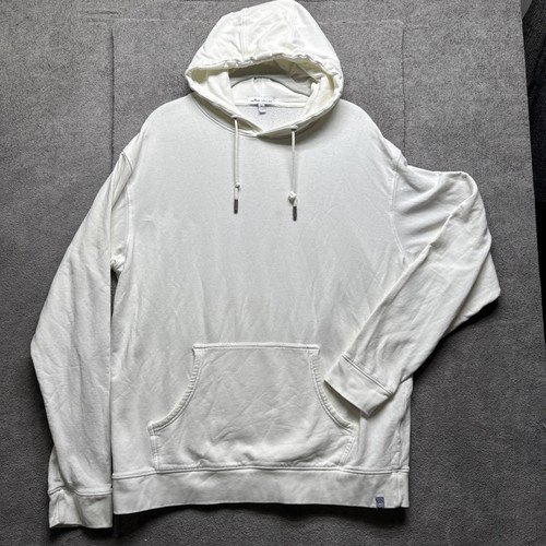 Peter Millar Lava Washed Hoodie Herren M weiß Pullover Kängurutasche - Bild 1 von 11