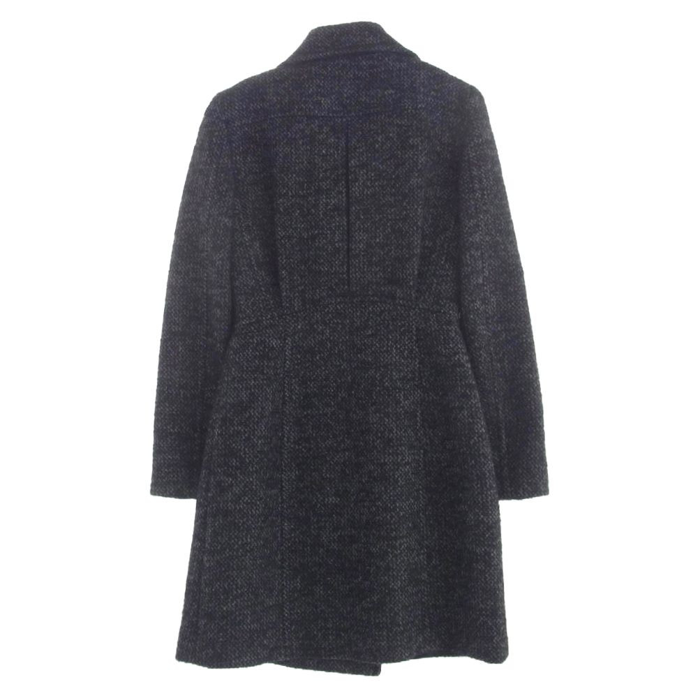 GUCCI 297076 Alpaca blend wool coat black 36 Used | eBay