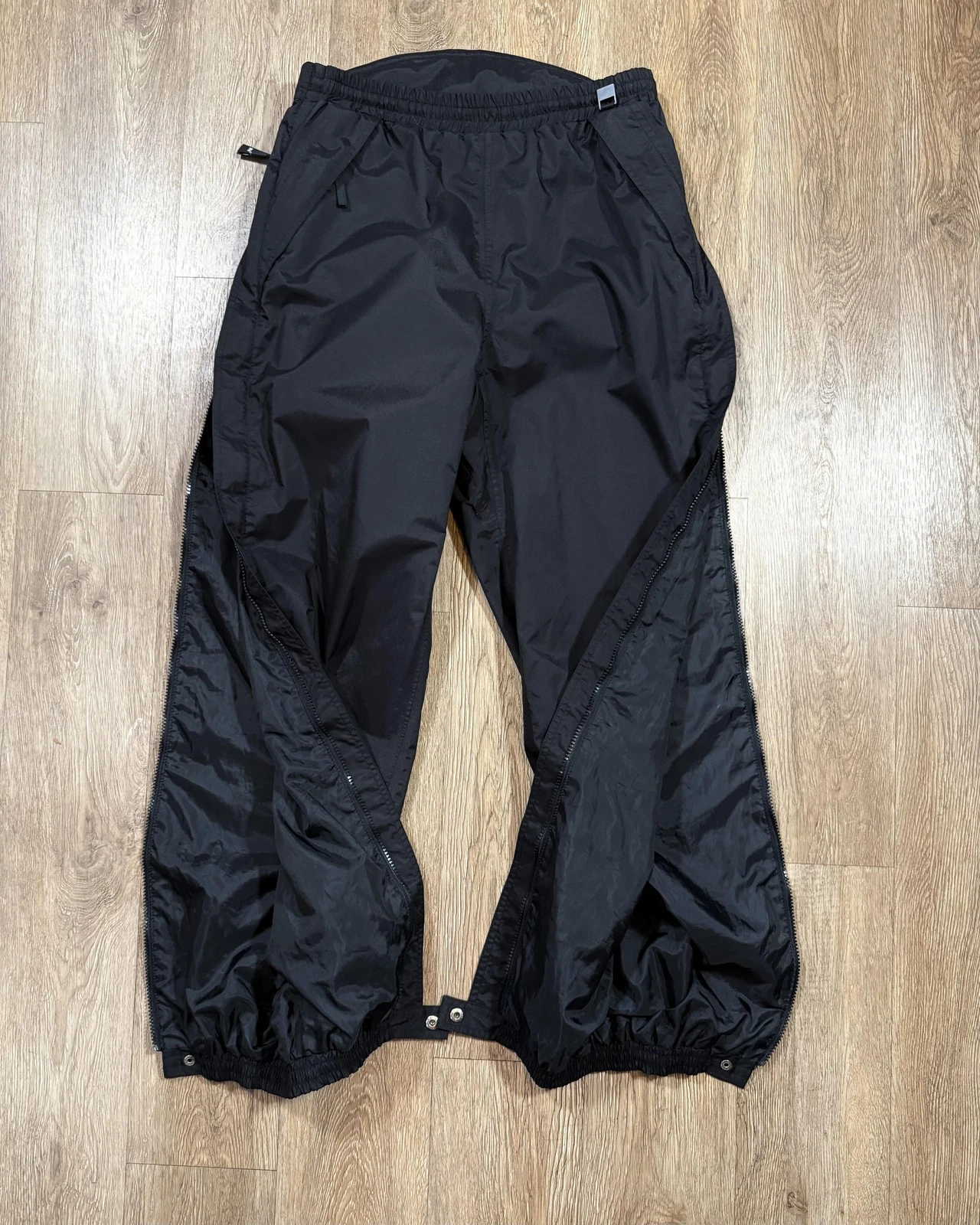 Helly Hansen Pants Mens Medium Black Helly Tech Waterproof Breathable Side Zip