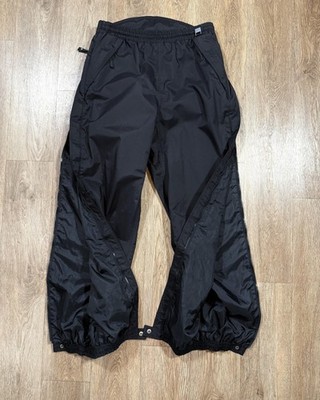 Helly Hansen Pants Mens Medium Black Helly Tech Waterproof Breathable Side Zip