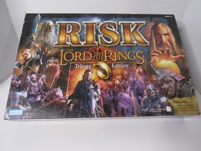 Risk Lord of the Rings Trilogy Edition Board Game Complete LOTR Parker Brothers