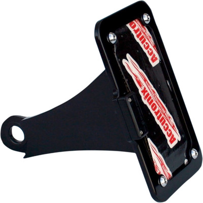 ACCUTRONIX Side Mount License Plate Assembly - Black LPF106HV-B