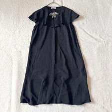 RED VALENTINO Jeweled ribbon Dress Women Size 40 black Genuine