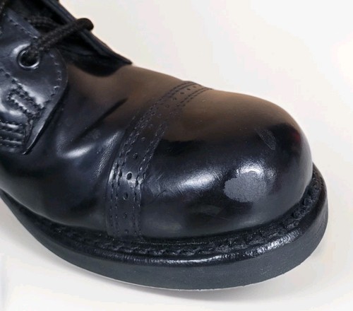 MENS COCORAN 1500 10” LEATHER JUMP BOOTS TACTICAL MILITARY CAP TOE 9.5D USA MADE - Picture 11 of 11