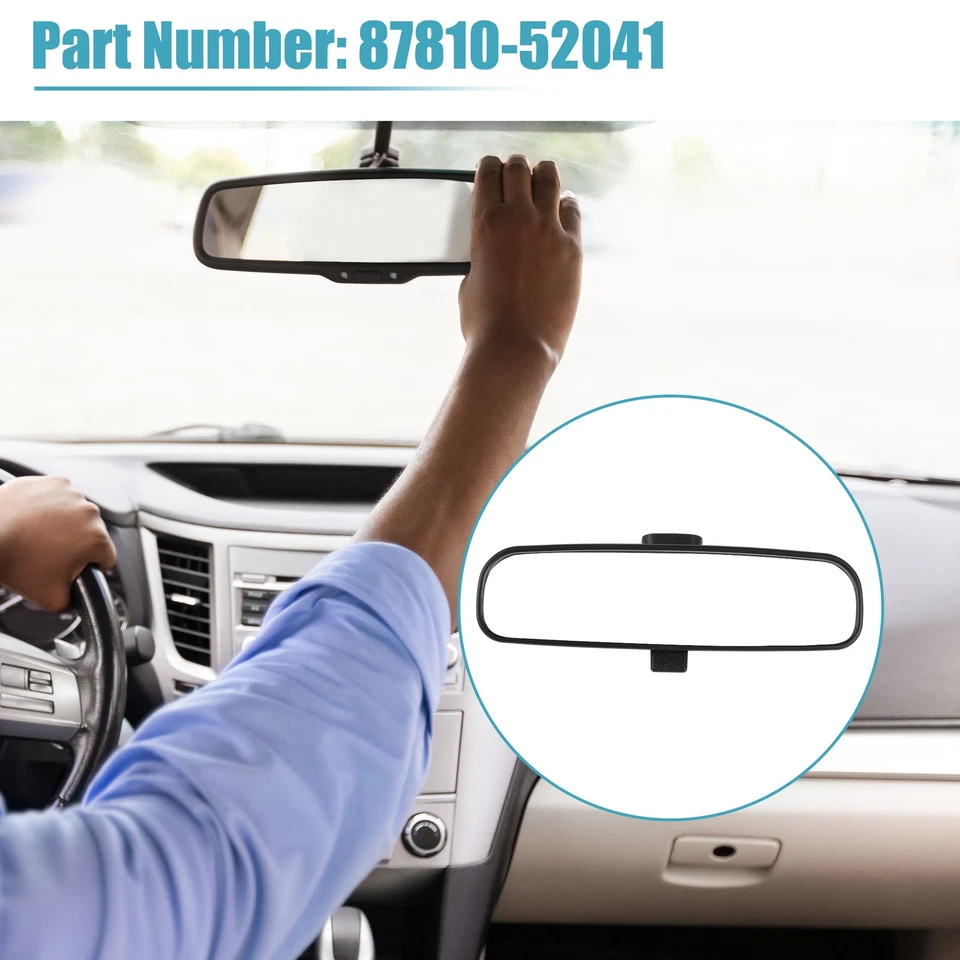 Espejo retrovisor interior interior coche reemplaza 87810-52041 apto para Toyota Corolla Foto 3 de 4
