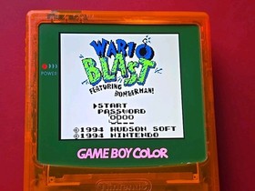 Wario Blast Game Boy Nintendo GB Original Bomberman Authentic No Yellowing 