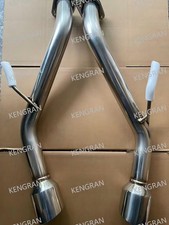 Q50 Muffler Delete Exhaust For 14-Up Infiniti Axle Back Double Wall Dual Tips