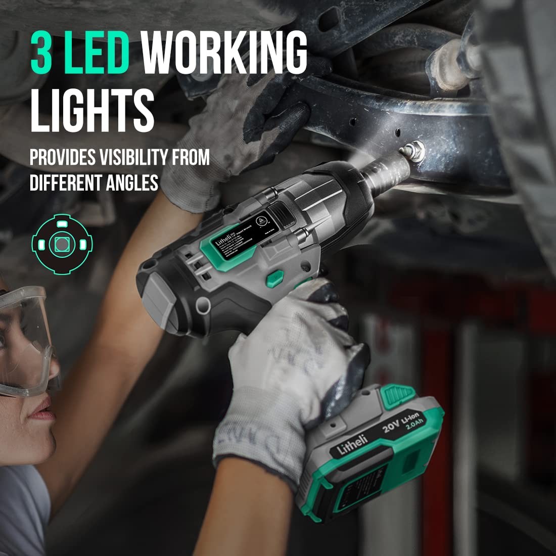 Cordless Impact Wrench bare tool