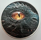 Colorized American Silver Eagle 1 oz .999 Fine Silver Dragon Eye Fantasy Coin BU