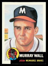 1991 Topps Archives 1953 #217 Murray Wall Milwaukee Braves