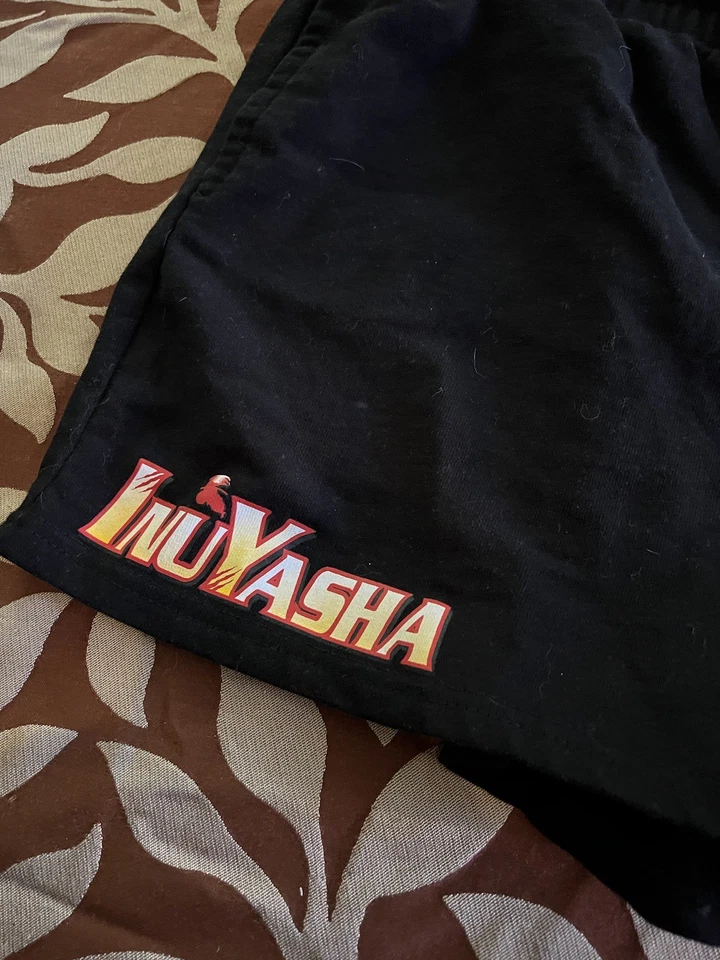 Pantalones Cortos Issac Morris Limited Inuyasha Para Mujer Anime Salón Negros Grandes Foto 2 de 4