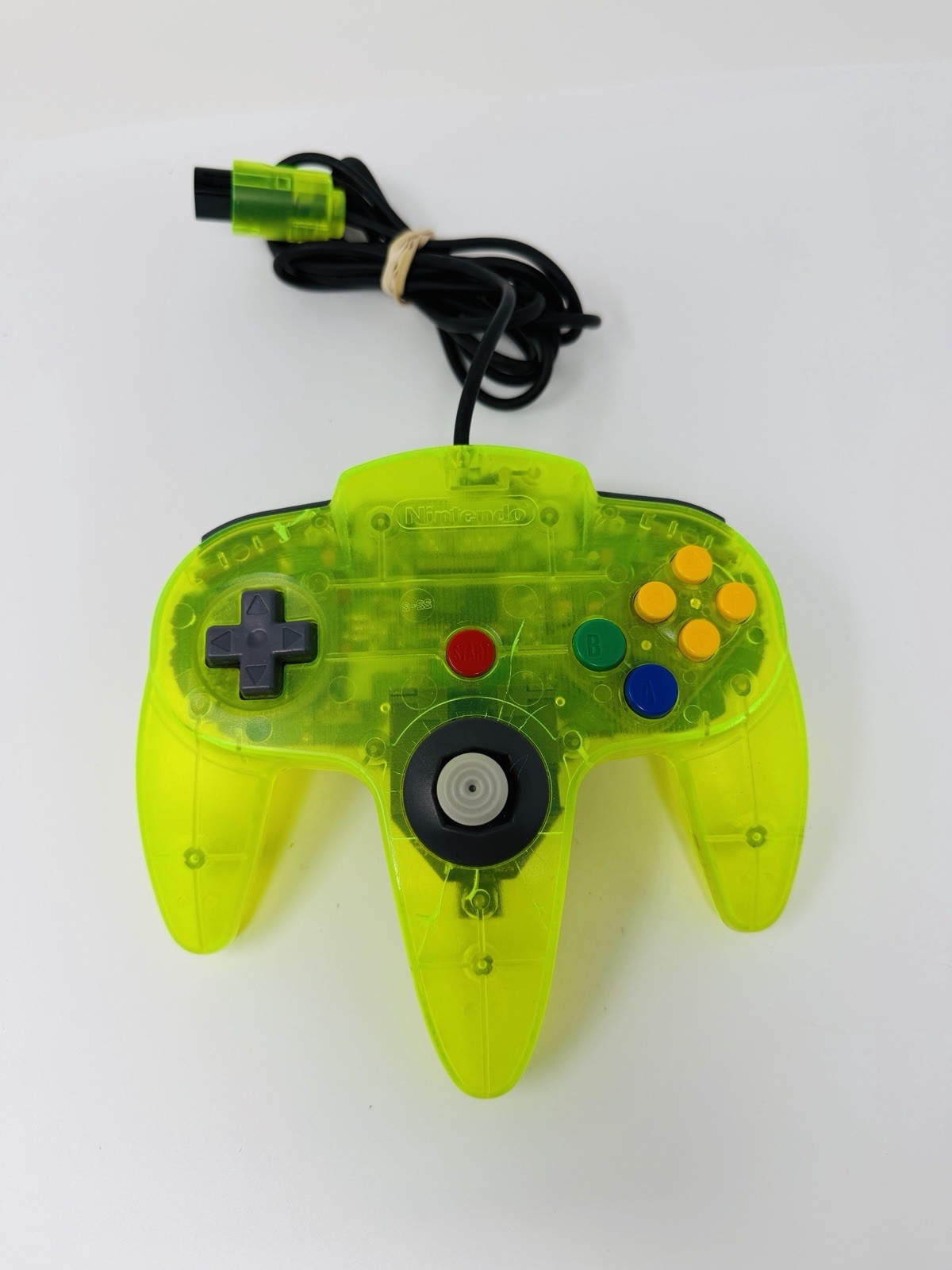 Nintendo 64 N64 Extreme Green Controller OEM Toys-R-US Tested Rare *Read*