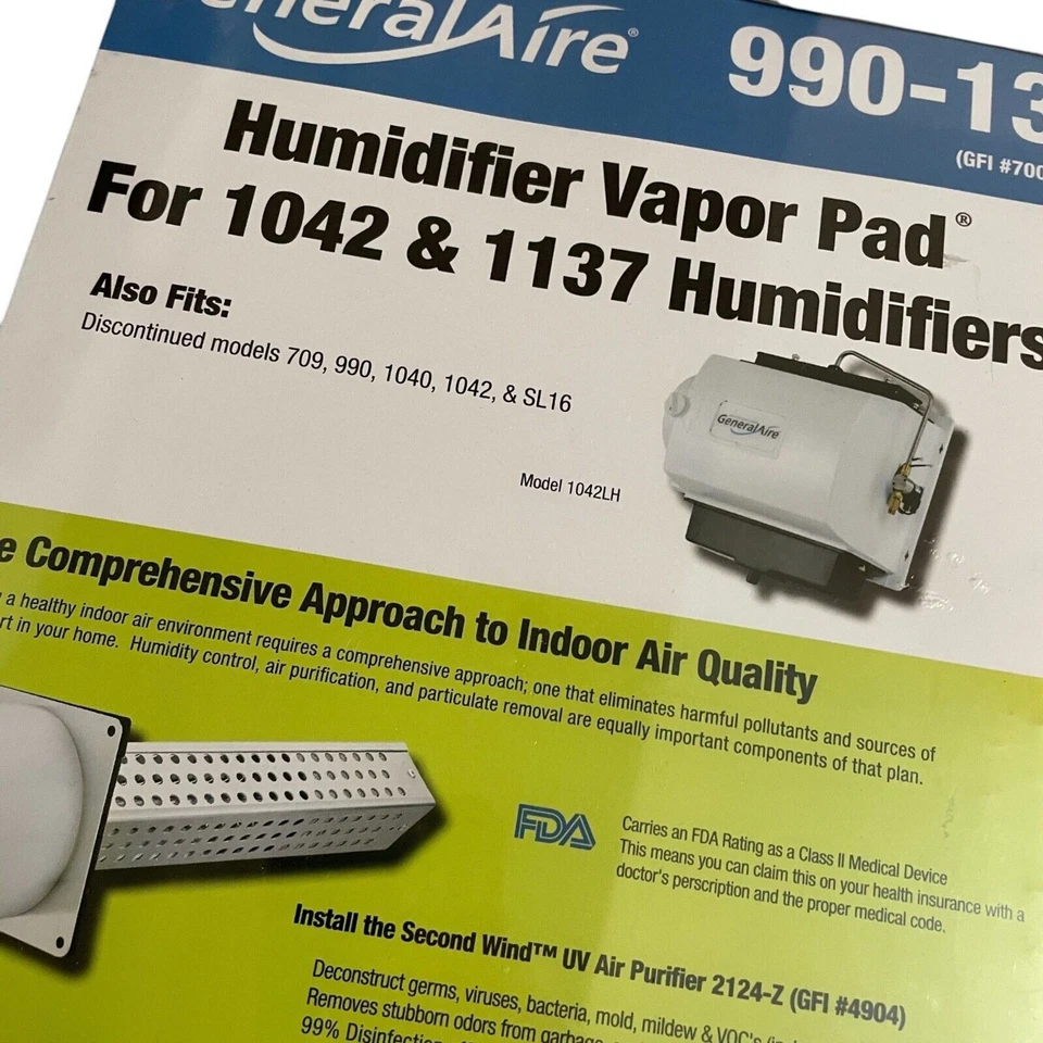 GENERAL AIRE 7002 990-13 2 PACK Replacement Evaporator Pads for model 1042, 1137 - Image 2 of 3