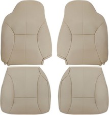 Tan Leather Seat Covers for Dodge Ram 1500 2500 3500 1998-2002 - 4Pcs Set