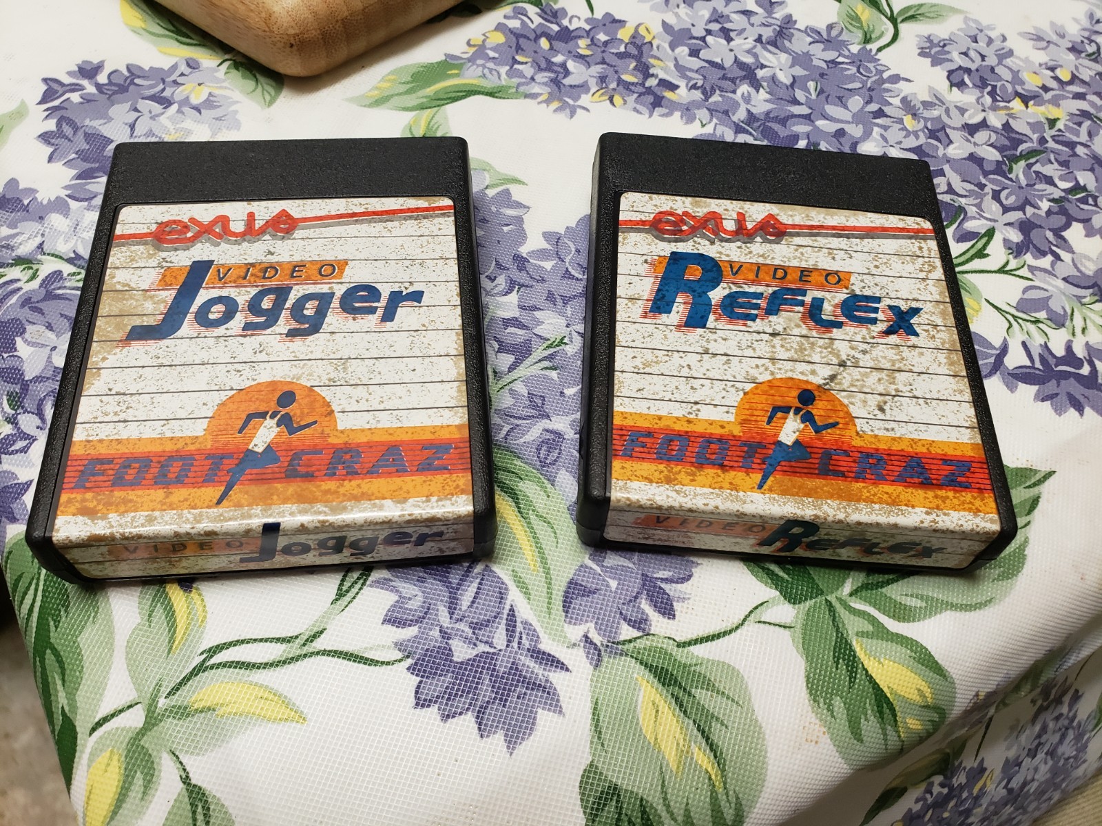 Rarity 9 Atari 2600 RARE EXUS Foot Craz Video Jogger/Reflex Games  cartridges
