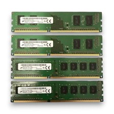 Micron 12GB 2x4GB  2x2GB DDR3 PC3-12800U Desktop RAM Memory - Lot of 4