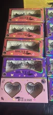 False Eye Lashes BT LLSSH Black 12 Sets In Packaging!! New