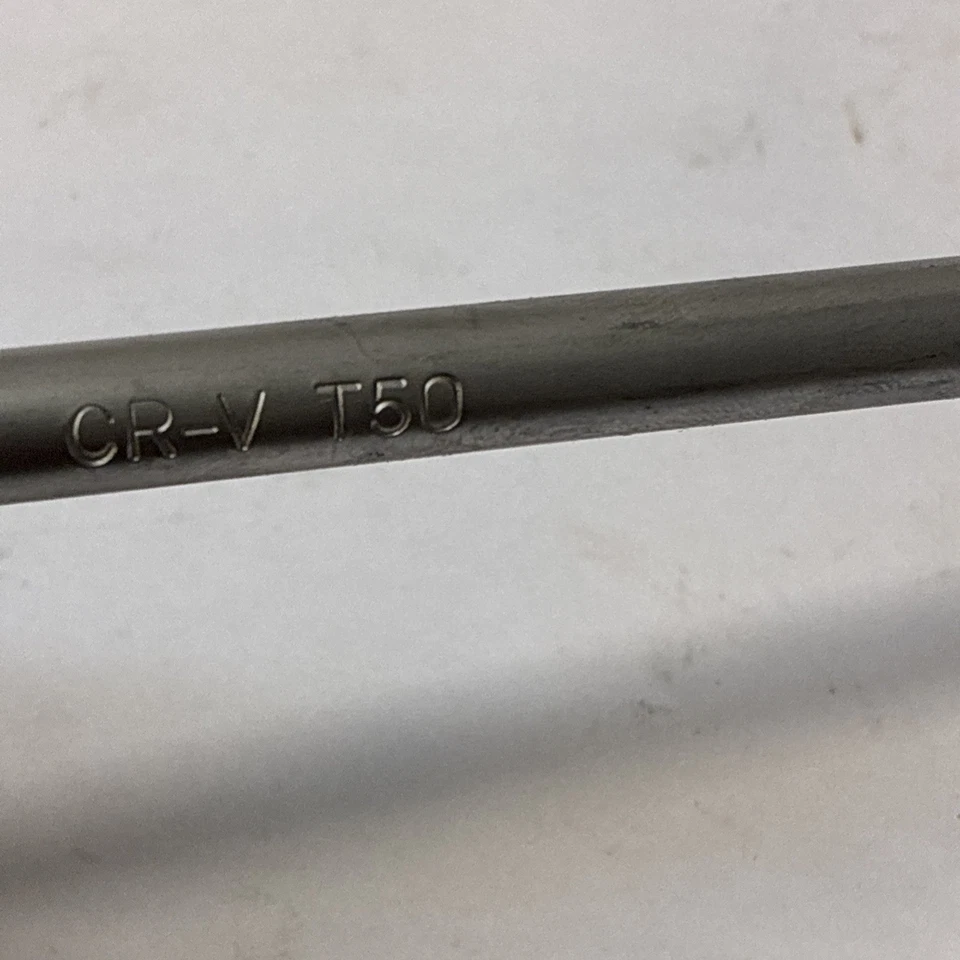 T50 Torx Star Key Bit Wrench 6.69" Long Arm CR-V Hand Tool - Image 3 of 3