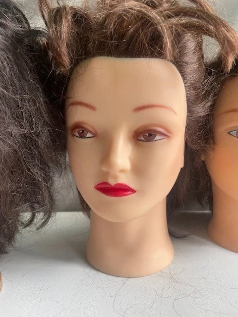 Marianna Vintage 1980's Mannequin Heads cosmatology Halloween doll heads - Image 3 of 4