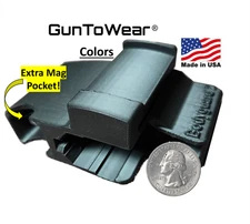 S&W Bodyguard 2.0 with EXTRA MAG pouch IWB Conceal Carry. Made in USA, 7 colors