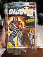 GI JOE ARAH DREADNOKS MONKEYWRENCH COBRA 1985 1986 HASBRO NEW MOC AFA  CSA