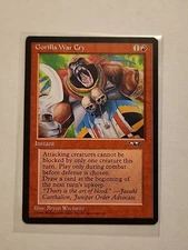 Gorilla War Cry (B) - Alliances - MTG Magic - Common - Red Instant