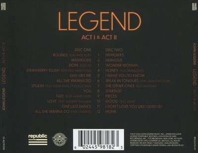 LEGEND JOHN - LEGEND (2CD) NEW CD
