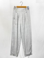 GIORGIO ARMANI Ladies Pants 2Shpp0ml T0346 Premium Black Label Tucked Wide 36