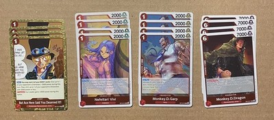 One Piece TCG: OP-13 COMPLETE Rare Playset Lot with 1 of Each
