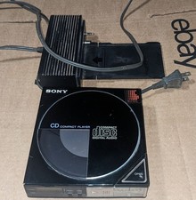 Vintage SONY D-5A CD Compact player w/ Power Dock NOT WORKING PARTS REPAIR