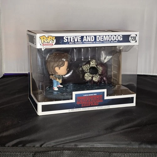 Funko Pop! Stranger Things Steve & Demodog #728 Vinyl Figure Unopened