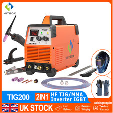 160Amp 2IN1 HF TIG Welder Digital Inverter Non-touch TIG ARC Welding Machine UK