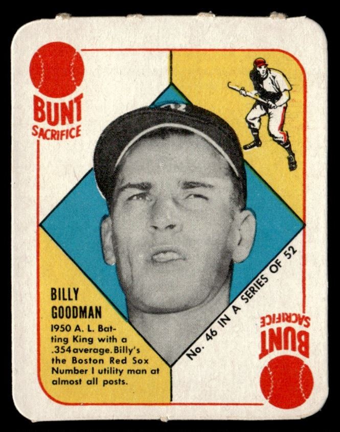 1951 Topps Red Backs Billy Goodman Boston Red Sox #46