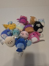 Lot of 13 Squishmallows 2" Plush, Soft Mini Stuffed Animal Toys