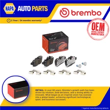 Brake Pads Set fits MINI COUPE COOPER R58 1.6 Rear 10 to 15 Brembo 34212289155