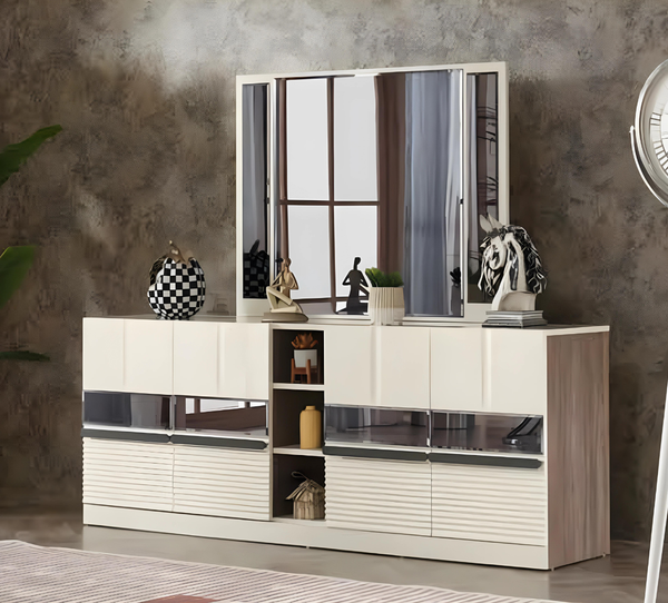 Sideboard Mit Spiegel Modern Esszimmer Einrichtung Komplett Luxus MöBel-image