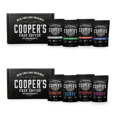 Bourbon Barrel & Single Origin Coffee Box Set - 16Oz Ground Each