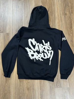 Chris Brown F.A.M.E. Tour Hoodie Sweatshirt Mens Size Small 2011