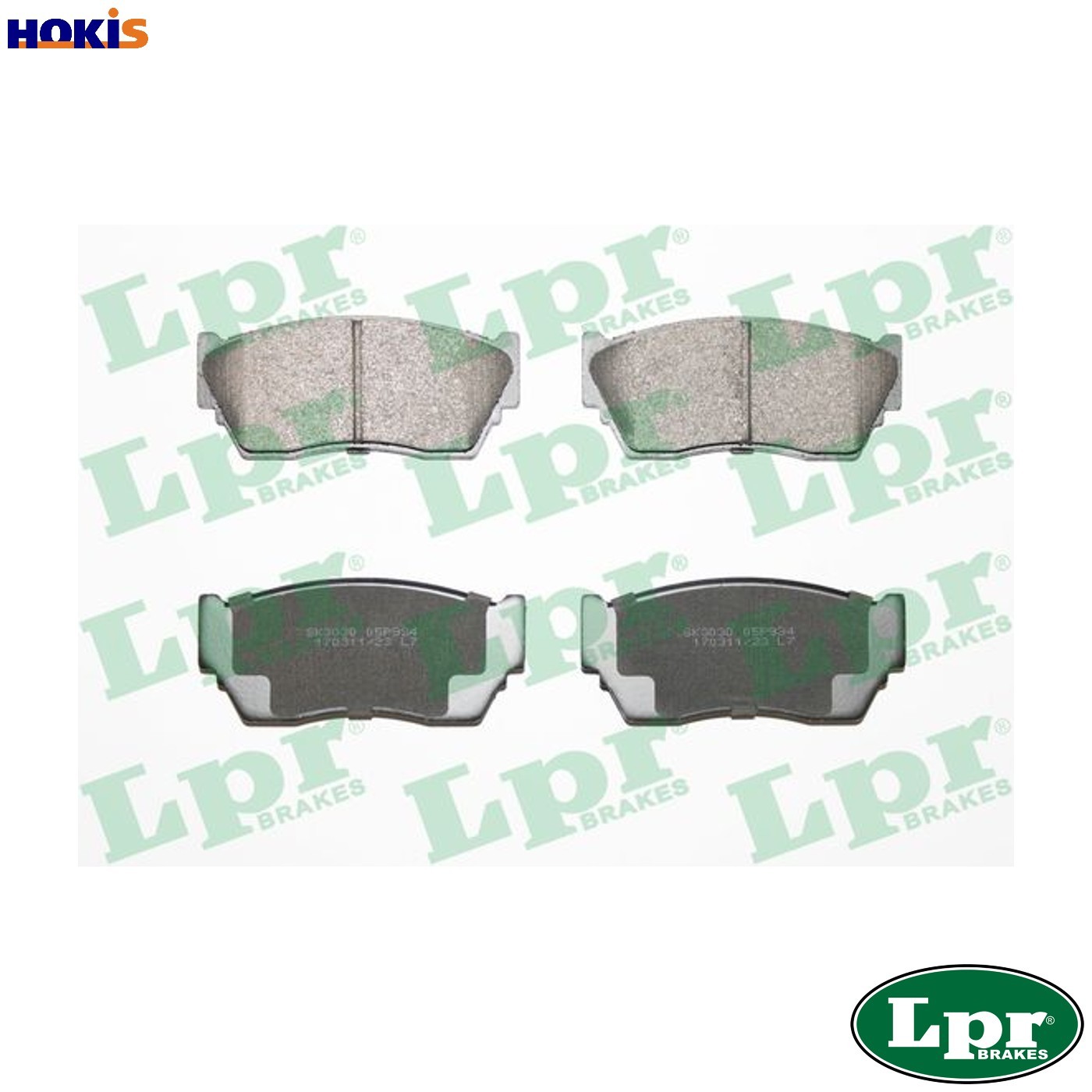 BRAKE PAD SET DISC BRAKE 05P934 FOR NISSAN Q/BIC/III/Van 100NX SENTRA SABRE 1.4L