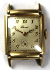 Orologio Record 17j 22mm 10k Gold Filled - Funzionante