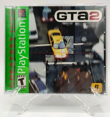 Grand Theft Auto 2 - (PS1, 1999) *CIB + Case Protector* Great Condition* Tested!