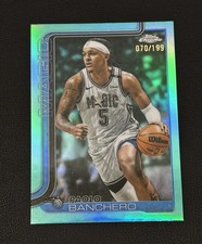 2025 Topps Chrome Aqua Refractor #140 Paolo Banchero /199