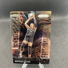 Panini 2025 Prizm WNBA Napheesa Collier #7 Minnesota Lynx Fireworks Insert Card